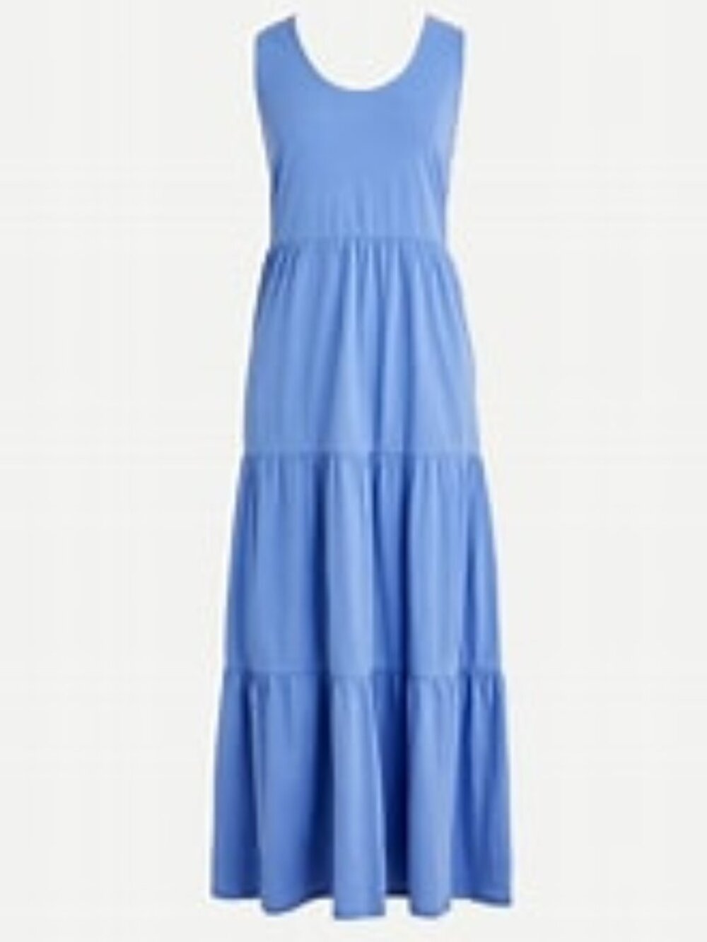 J. Crew Sleeveless Tiered Maxi Dress — Periwinkle Blue Purple Women's XXL